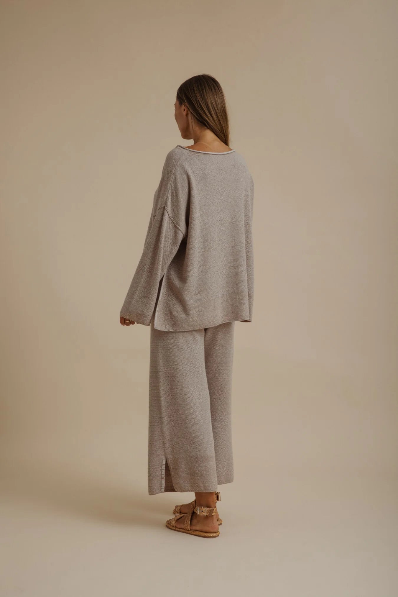 TALAMAYA RETREAT COTTON TWIST PANT SUNSET