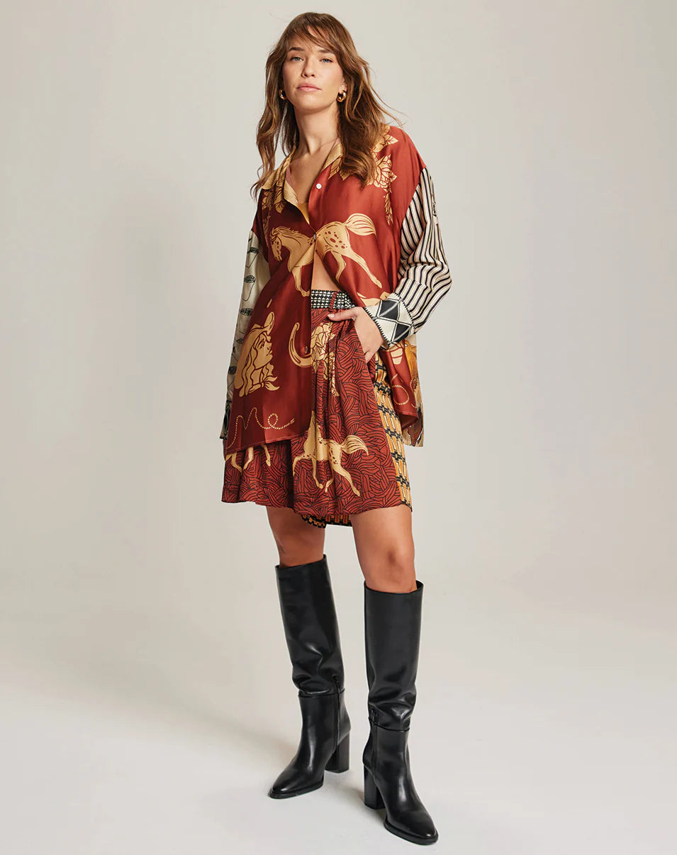 ME369 PARKER COLLAR SHIRT RODEO