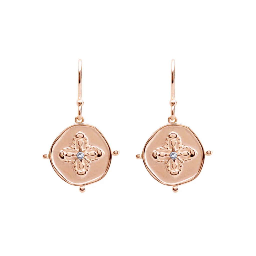 MURKANI SAHARA SMALL EARRINGS - ROSE GOLD