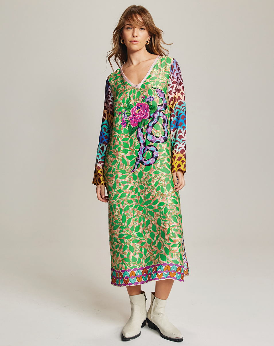 ME369 VIOLET T DRESS SHIPIBO