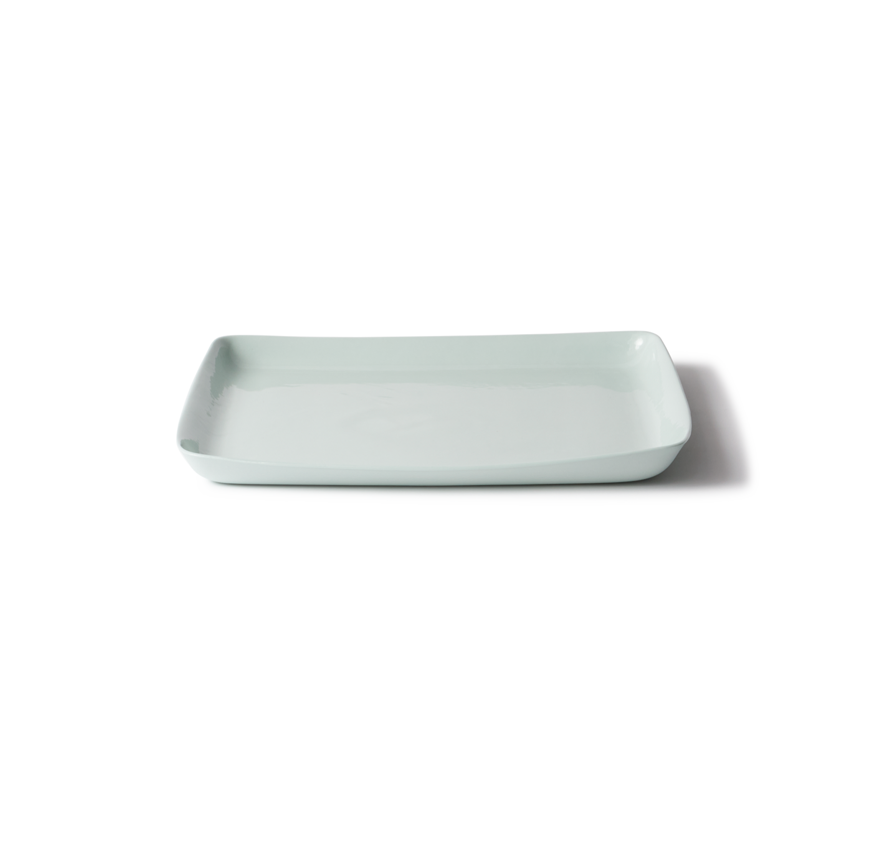 MUD SQUARE PLATTER LARGE - MIST