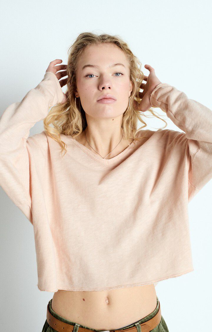 AMERICAN VINTAGE LONG SLEEVE T'SHIRT SONOMA - BISCUIT VINTAGE