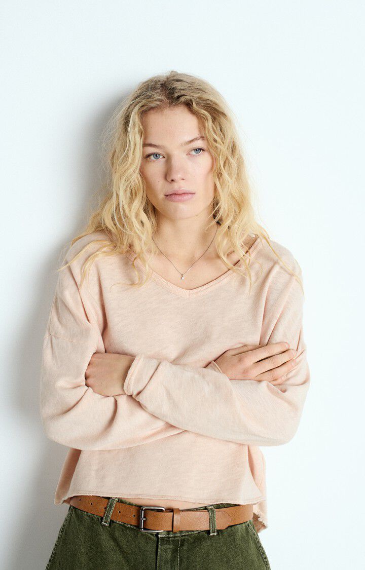 AMERICAN VINTAGE LONG SLEEVE T'SHIRT SONOMA - BISCUIT VINTAGE