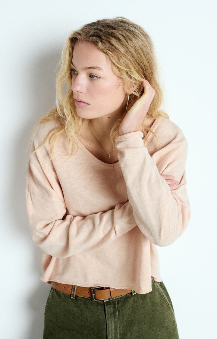 AMERICAN VINTAGE LONG SLEEVE T'SHIRT SONOMA - BISCUIT VINTAGE
