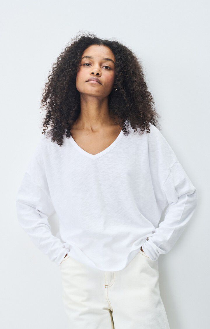 AMERICAN VINTAGE LONG SLEEVE T'SHIRT SONOMA - WHITE