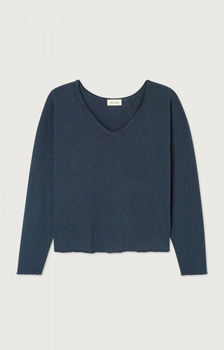 AMERICAN VINTAGE LONG SLEEVE T'SHIRT SONOMA - NAVY BLUE VINTAGE