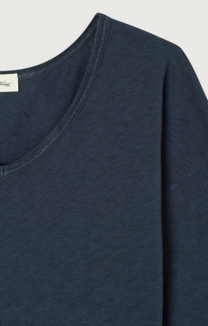 AMERICAN VINTAGE LONG SLEEVE T'SHIRT SONOMA - NAVY BLUE VINTAGE