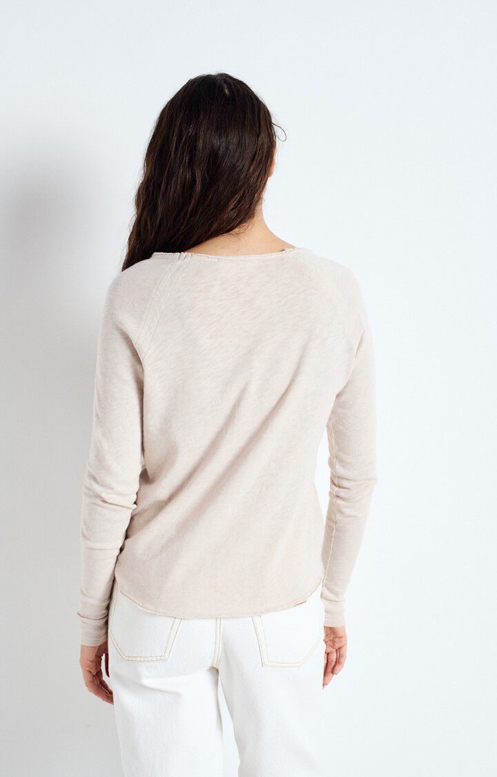 AMERICAN VINTAGE LONG SLEEVE T-SHIRT SONOMA - VINTAGE MASTIC