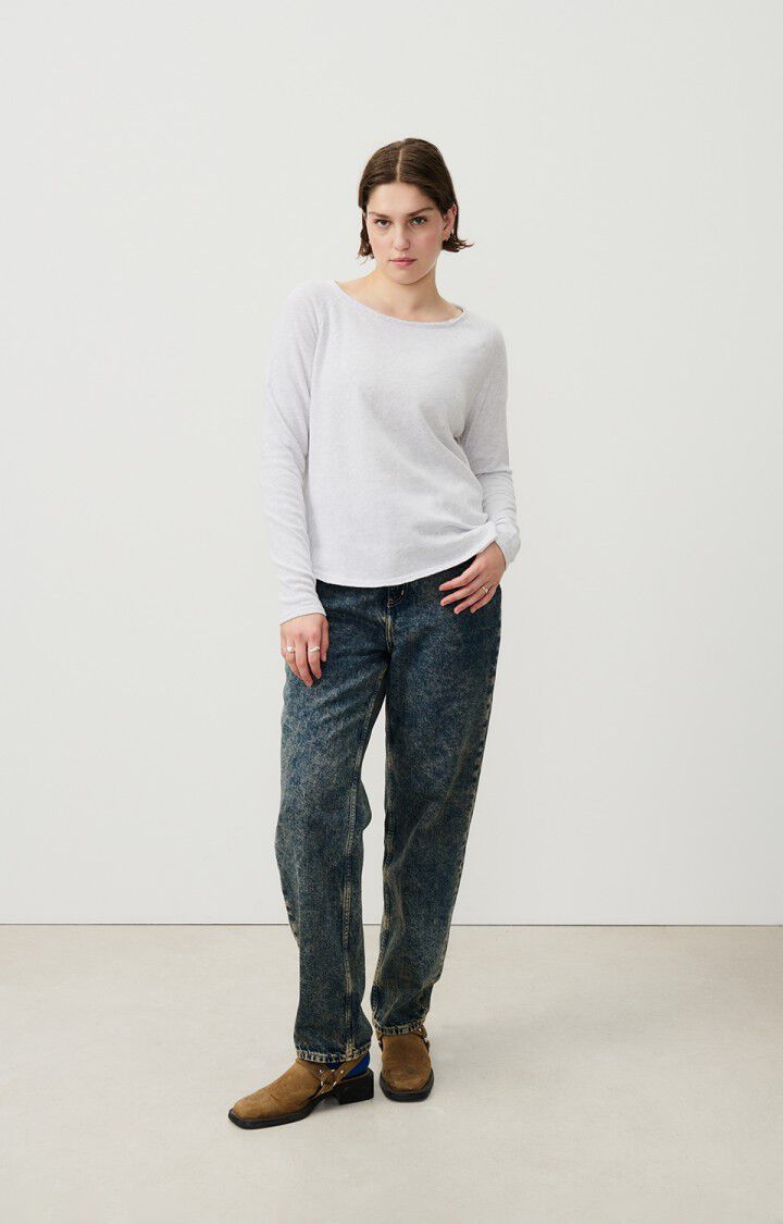 AMERICAN VINTAGE LONG SLEEVE T-SHIRT SONOMA - ARCTIC MELANGE