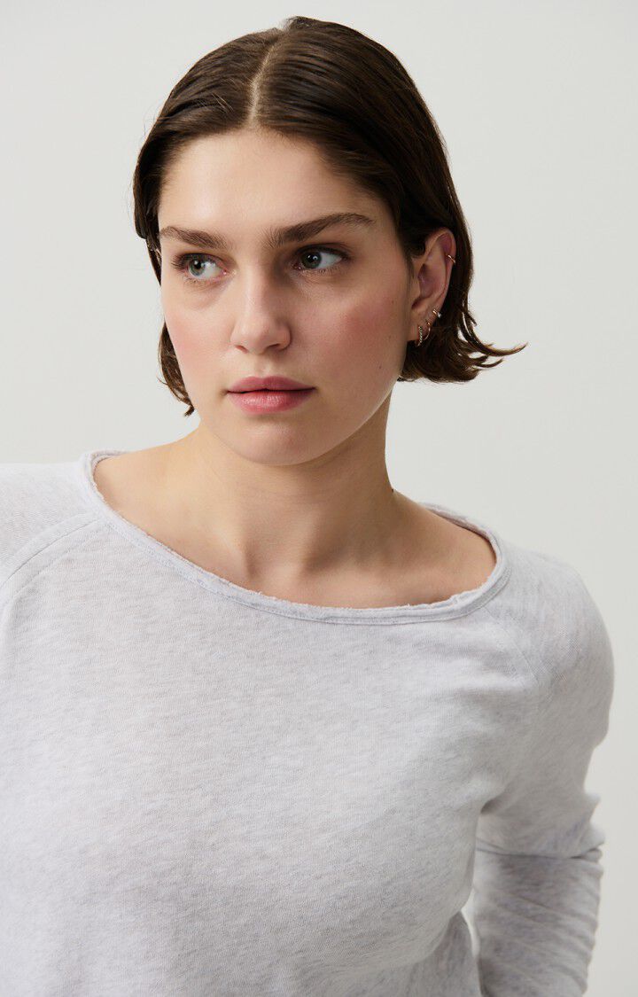 AMERICAN VINTAGE LONG SLEEVE T-SHIRT SONOMA - ARCTIC MELANGE