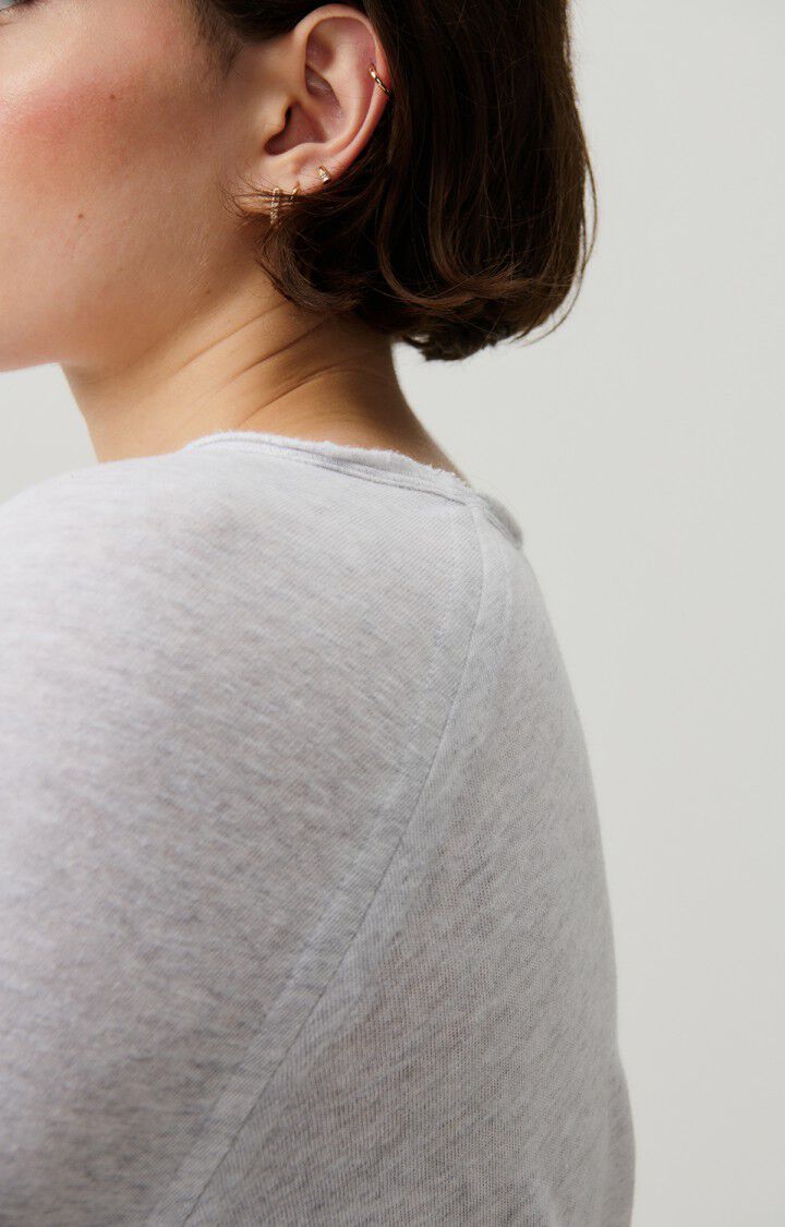 AMERICAN VINTAGE LONG SLEEVE T-SHIRT SONOMA - ARCTIC MELANGE