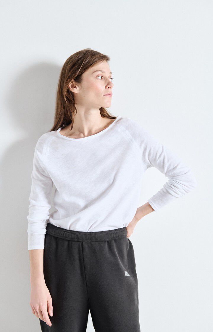 AMERICAN VINTAGE LONG SLEEVE T-SHIRT SONOMA - WHITE