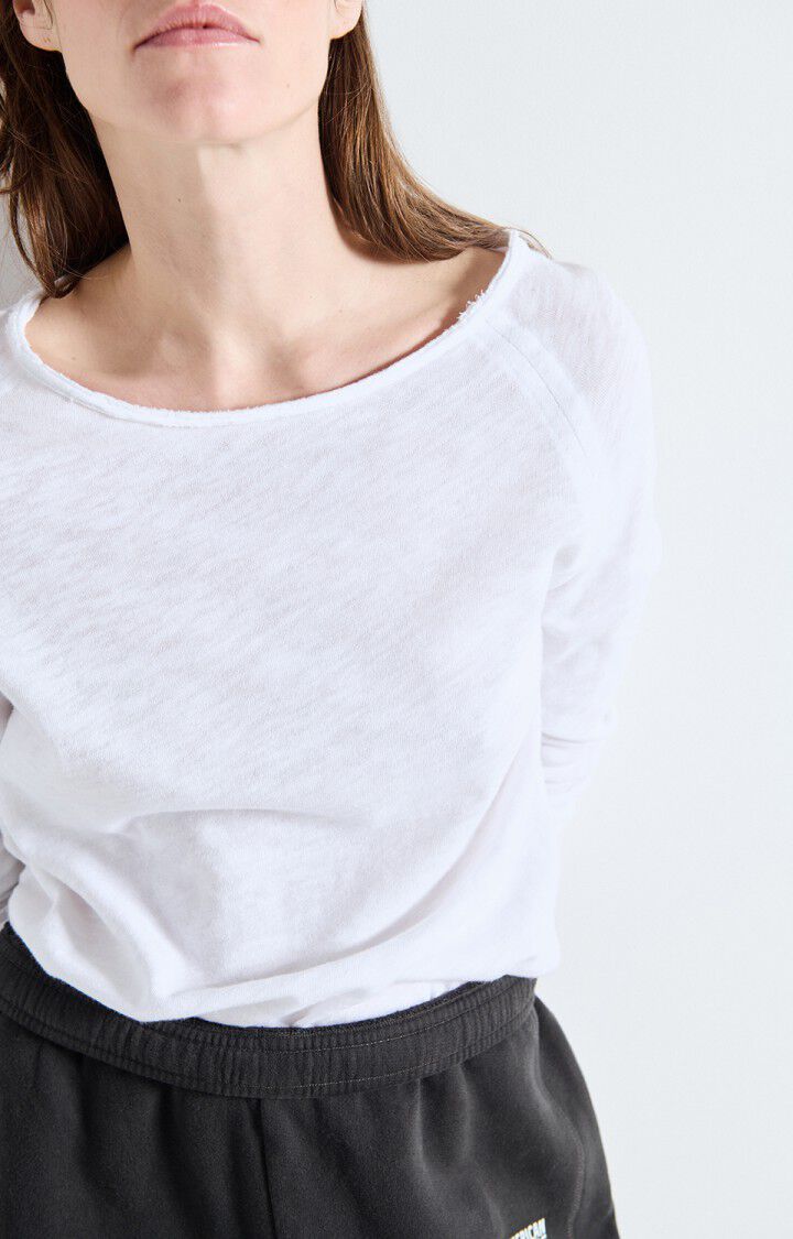 AMERICAN VINTAGE LONG SLEEVE T-SHIRT SONOMA - WHITE