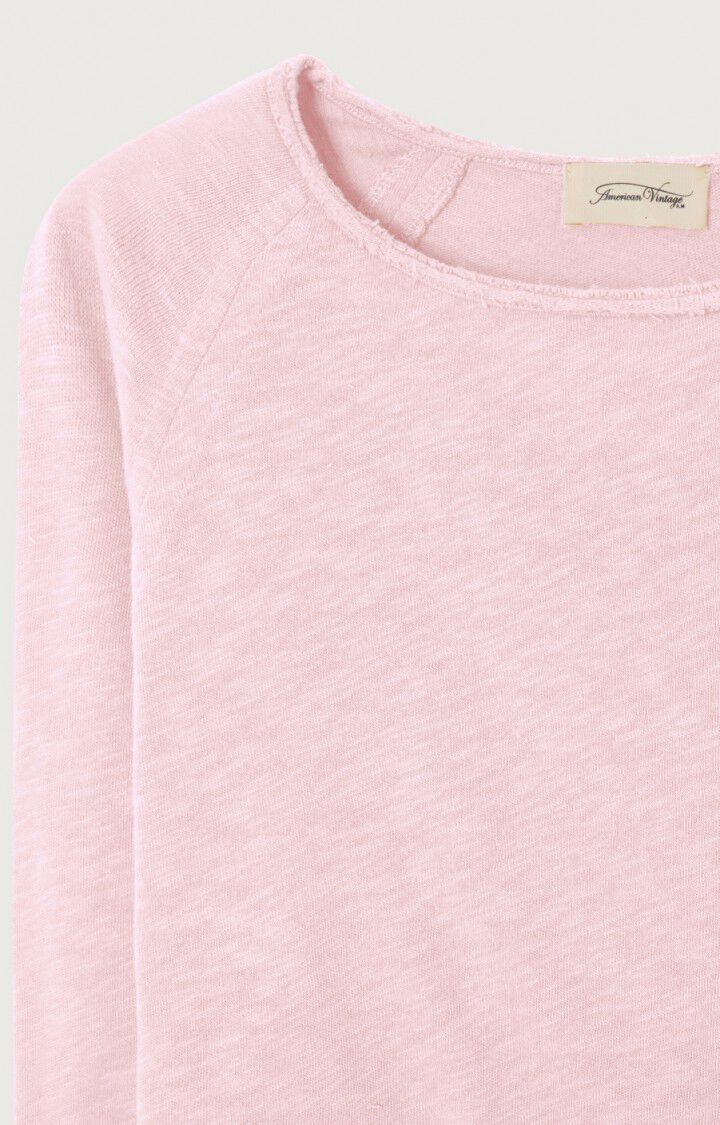 AMERICAN VINTAGE LONG SLEEVE T-SHIRT SONOMA - MARSHMELLOW