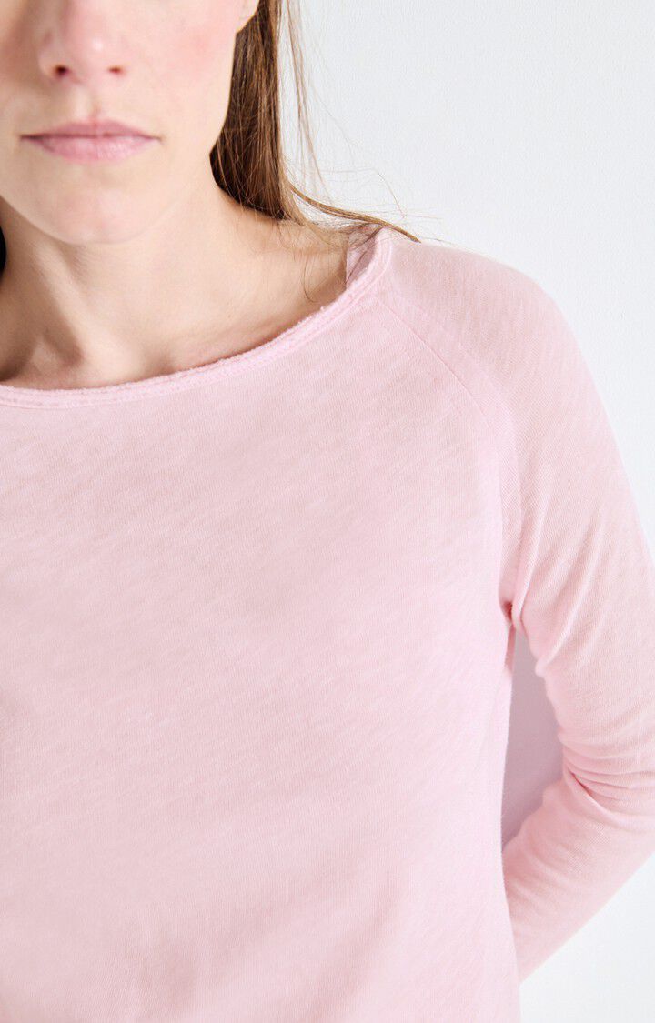AMERICAN VINTAGE LONG SLEEVE T-SHIRT SONOMA - MARSHMELLOW