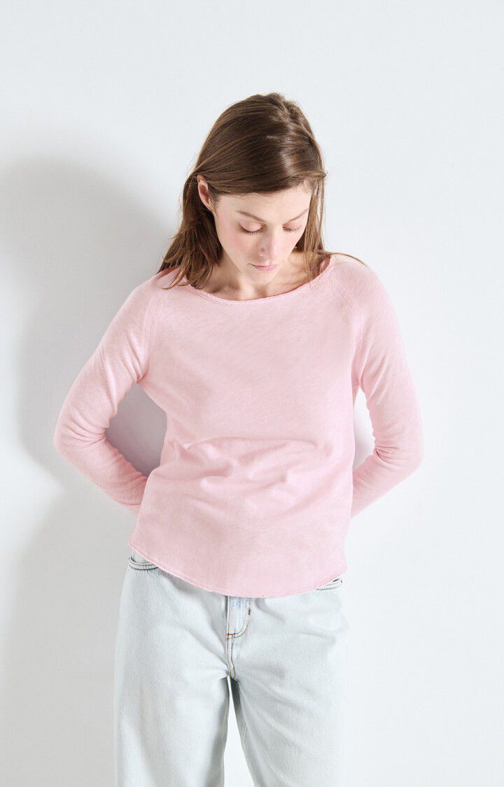 AMERICAN VINTAGE LONG SLEEVE T-SHIRT SONOMA - MARSHMELLOW
