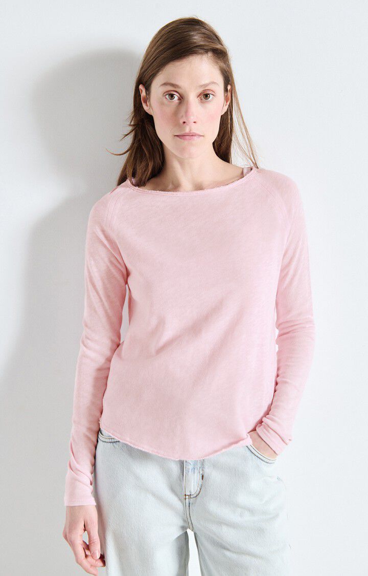 AMERICAN VINTAGE LONG SLEEVE T-SHIRT SONOMA - MARSHMELLOW