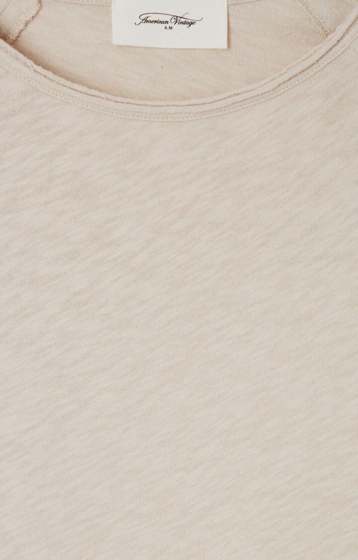 AMERICAN VINTAGE LONG SLEEVE T-SHIRT SONOMA - VINTAGE MASTIC