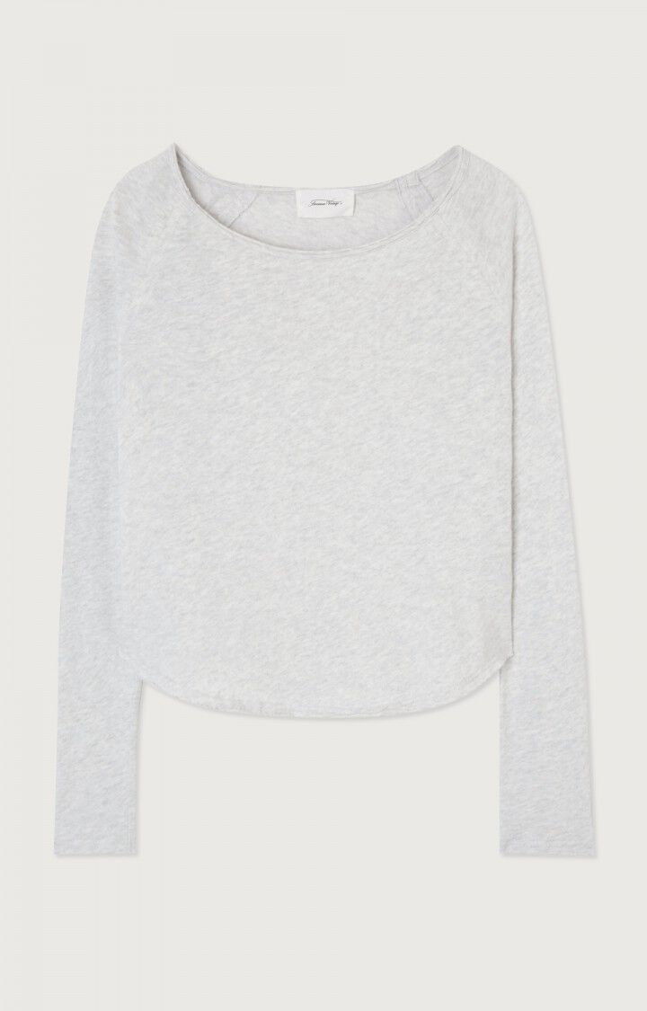 AMERICAN VINTAGE LONG SLEEVE T-SHIRT SONOMA - ARCTIC MELANGE