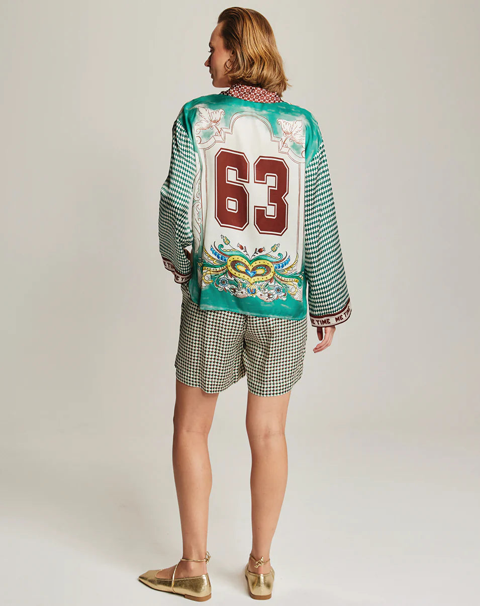 ME369 AURORA OVERSIZED SHIRT SPORTY JADE