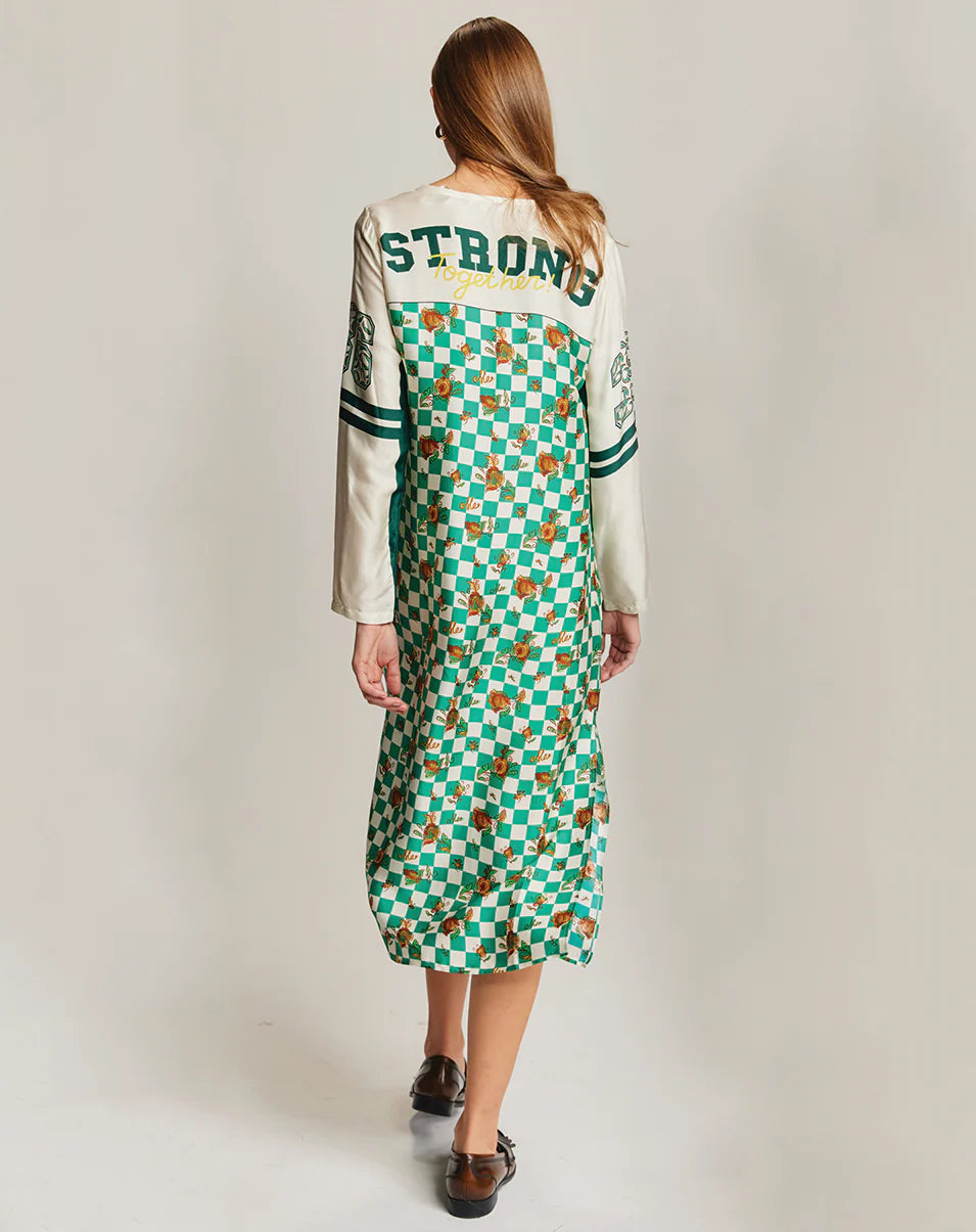 ME369 VIOLET T DRESS SPORTY JADE