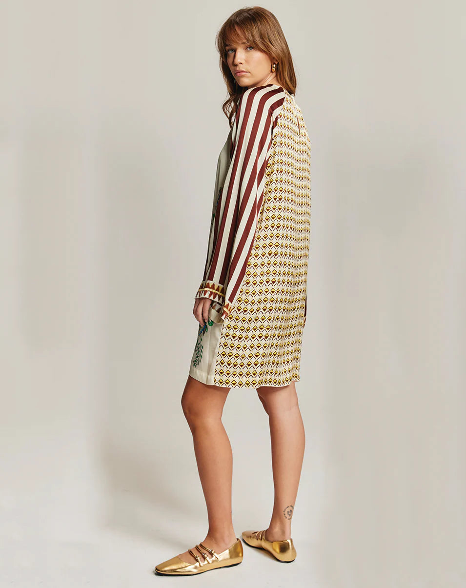 ME369 ALANI BOAT NECK MINI DRESS SPORTY JADE