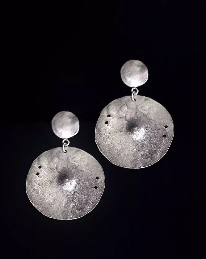 EWA TUMELO SILVER EARRINGS