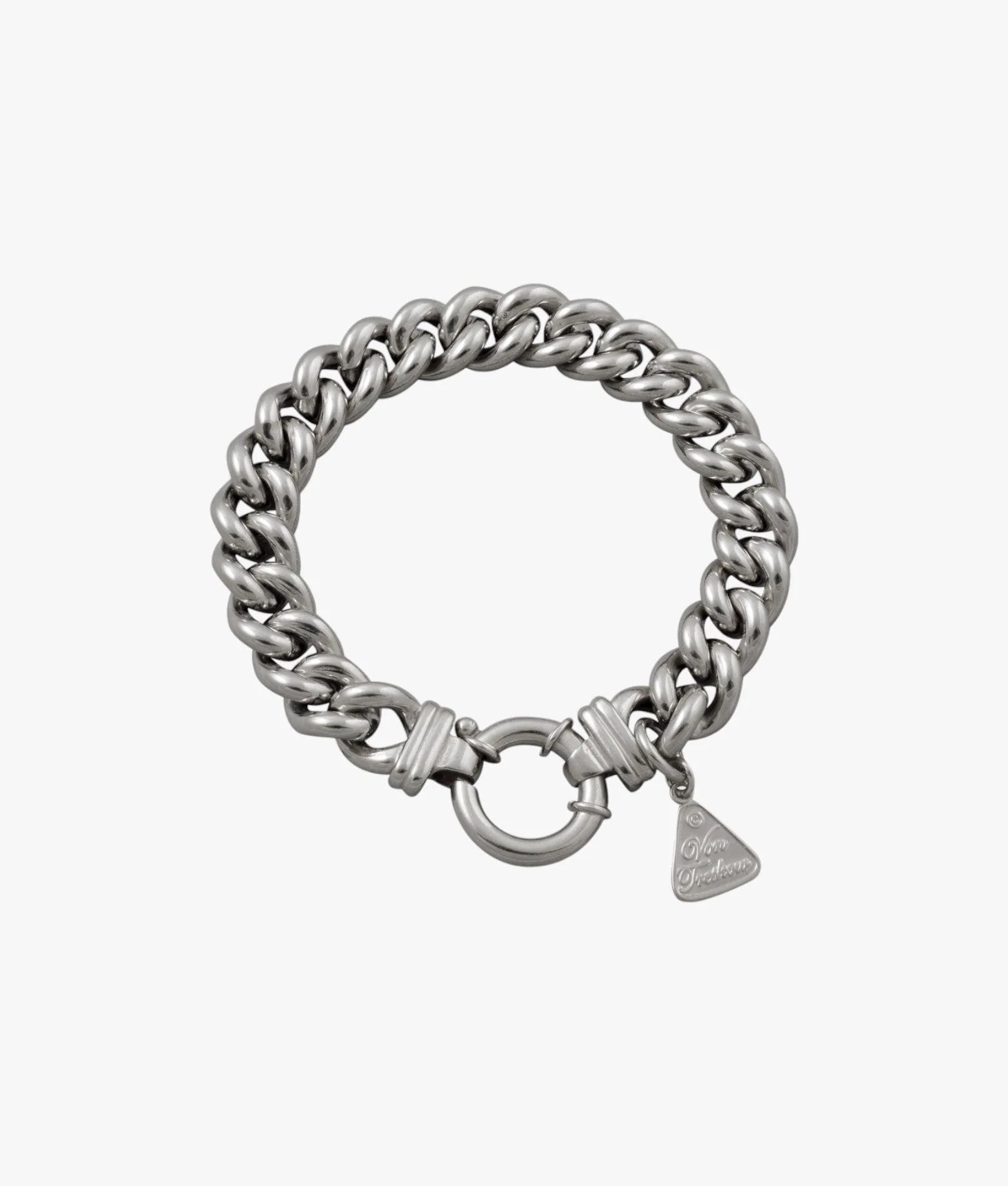 VON TRESKOW SMALL MAMA BOLT BRACELET SILVER