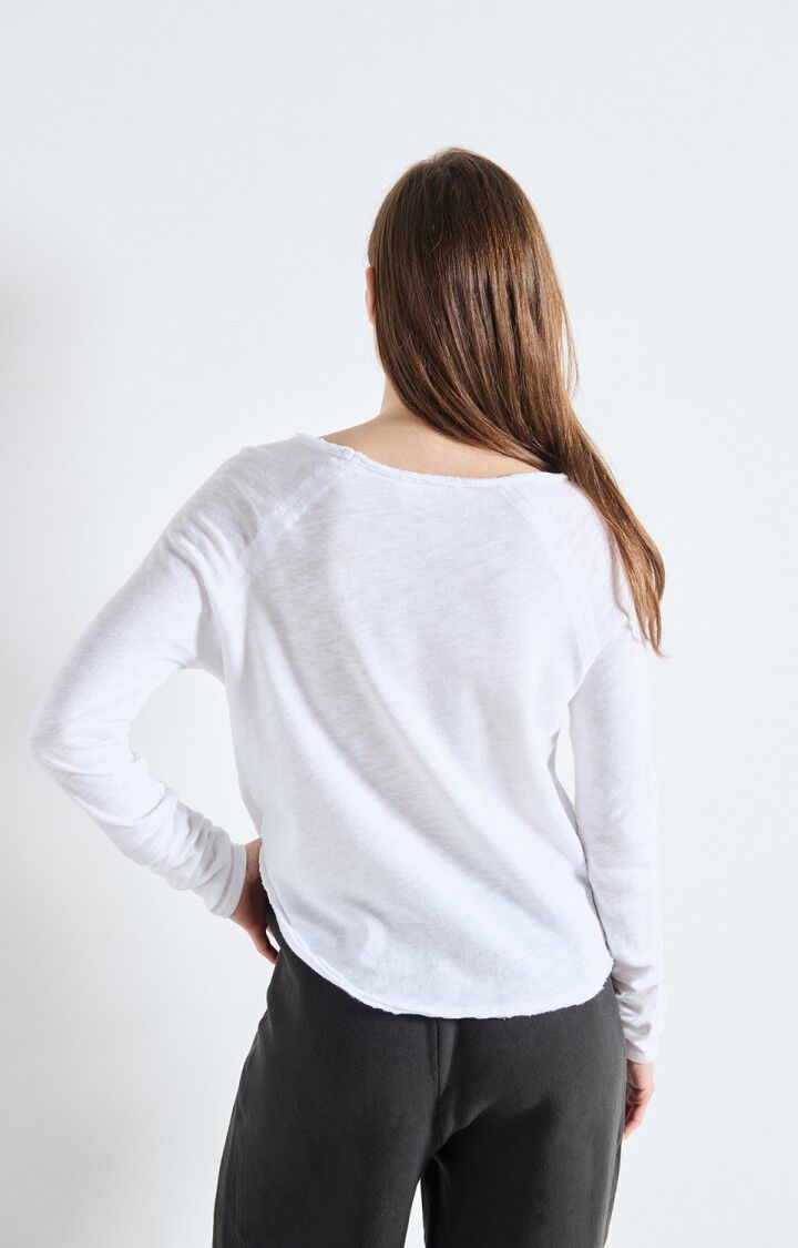 AMERICAN VINTAGE LONG SLEEVE T-SHIRT SONOMA - WHITE