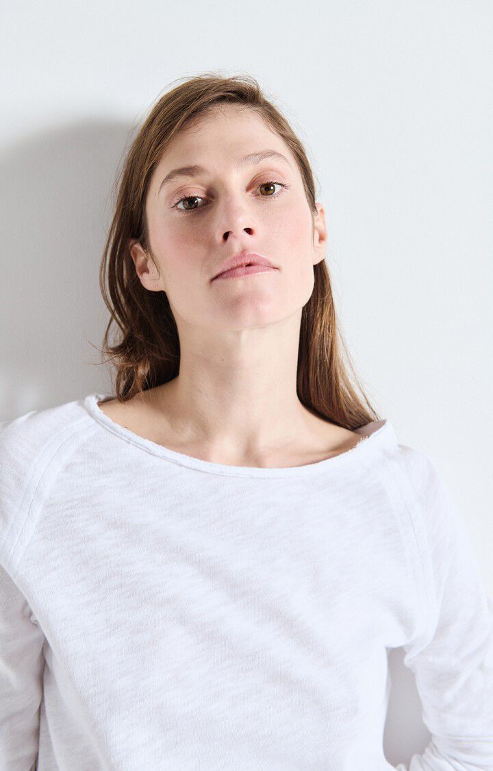 AMERICAN VINTAGE LONG SLEEVE T-SHIRT SONOMA - WHITE