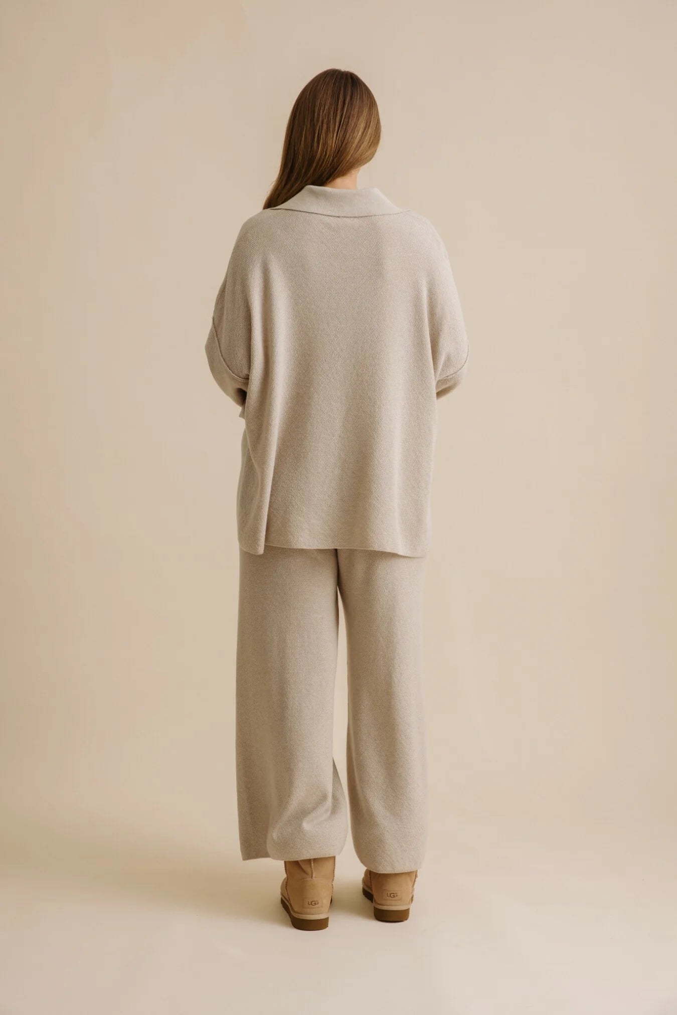 TALAMAYA WINTER RETREAT COLLAR PULLOVER WHEAT