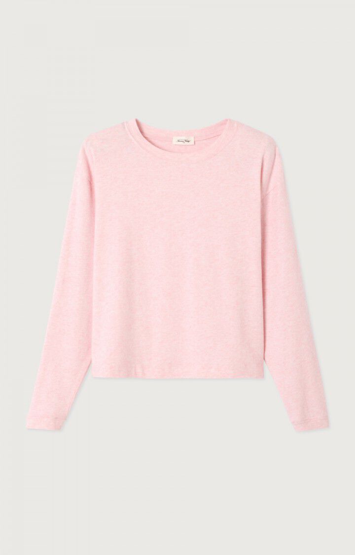 AMERICAN VINTAGE LONG SLEEVE T-SHIRT YPAWOOD - MELANGE GLAZING