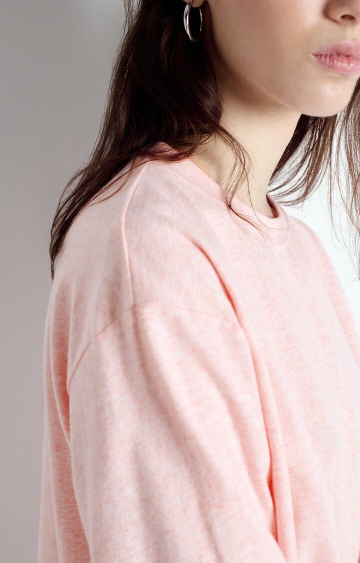 AMERICAN VINTAGE LONG SLEEVE T-SHIRT YPAWOOD - MELANGE GLAZING