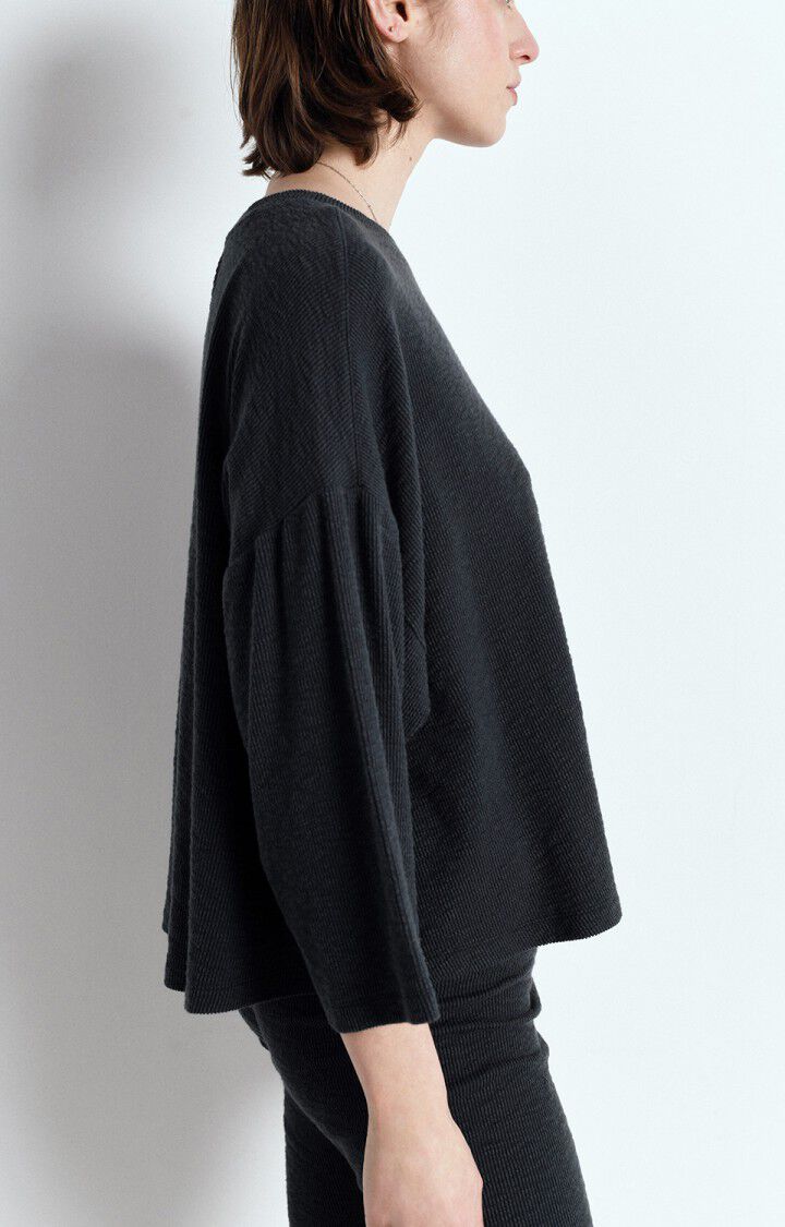 AMERICAN VINTAGE LONG SLEEVE T'SHIRT YRUKI - SLATE