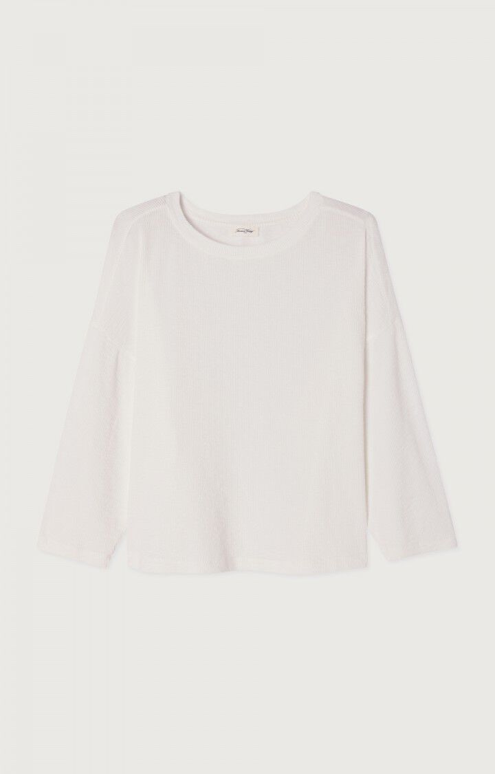 AMERICAN VINTAGE LONG SLEEVE T'SHIRT YRUKI - WHITE