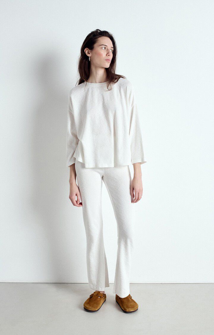 AMERICAN VINTAGE LONG SLEEVE T'SHIRT YRUKI - WHITE