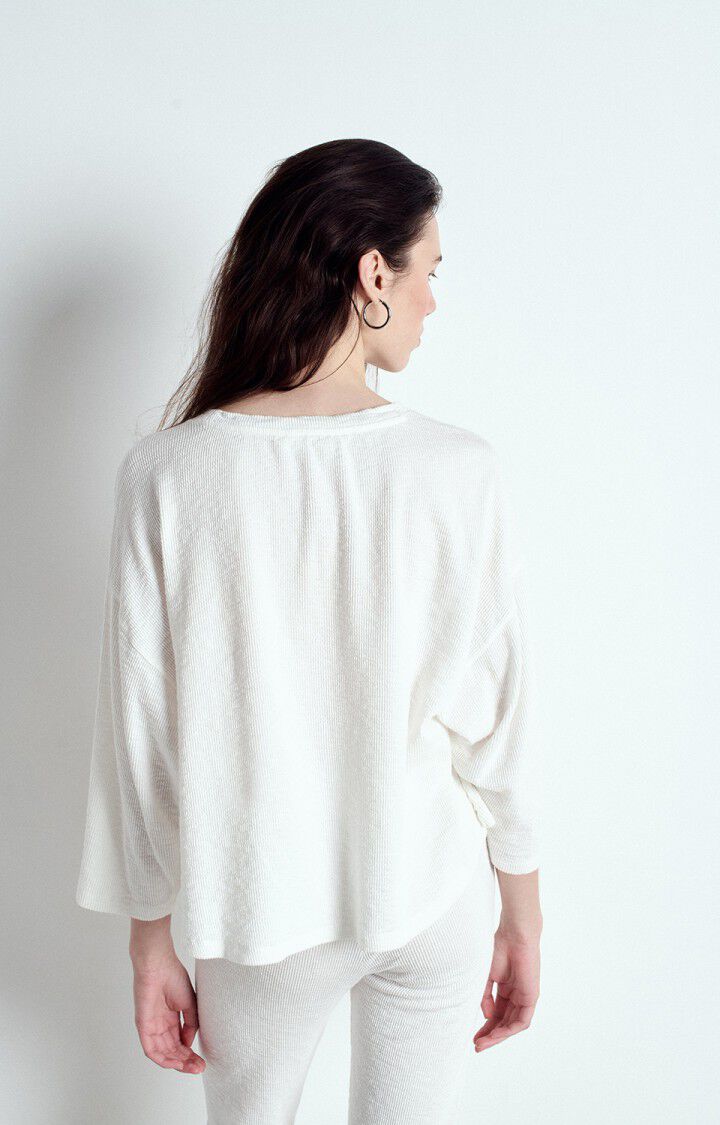 AMERICAN VINTAGE LONG SLEEVE T'SHIRT YRUKI - WHITE