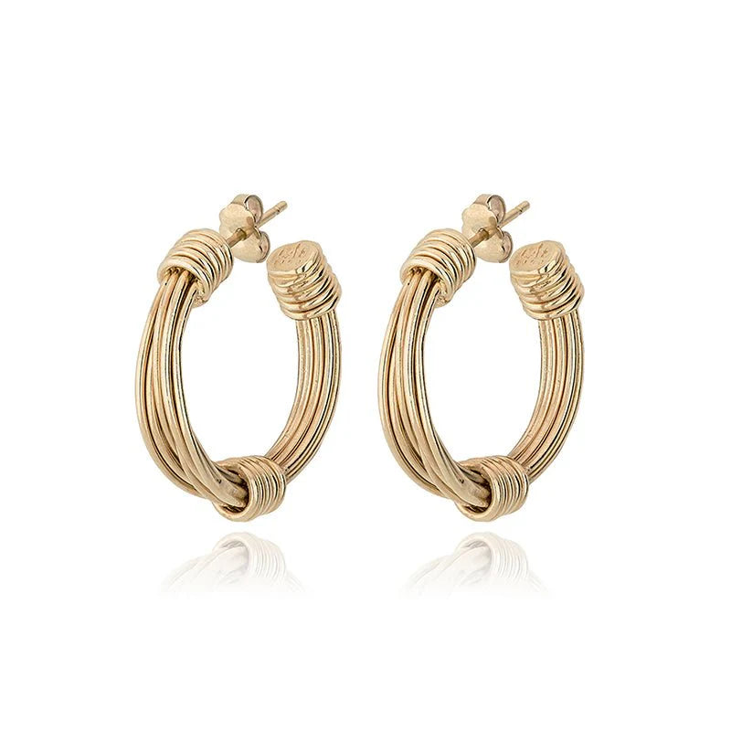 GAS BIJOUX ARIANE HOOP EARRINGS GOLD