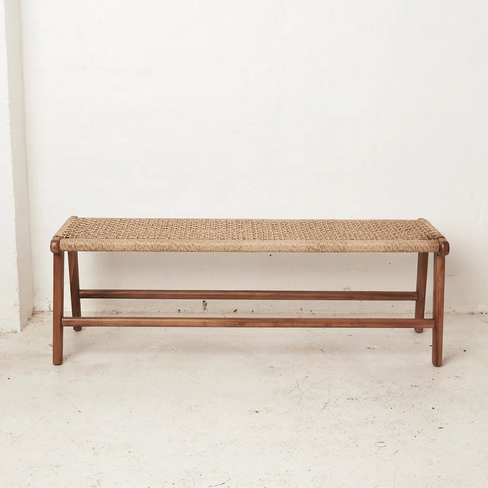 INARTISAN AYDA WOVEN OUTDOOR BENCH SEAT