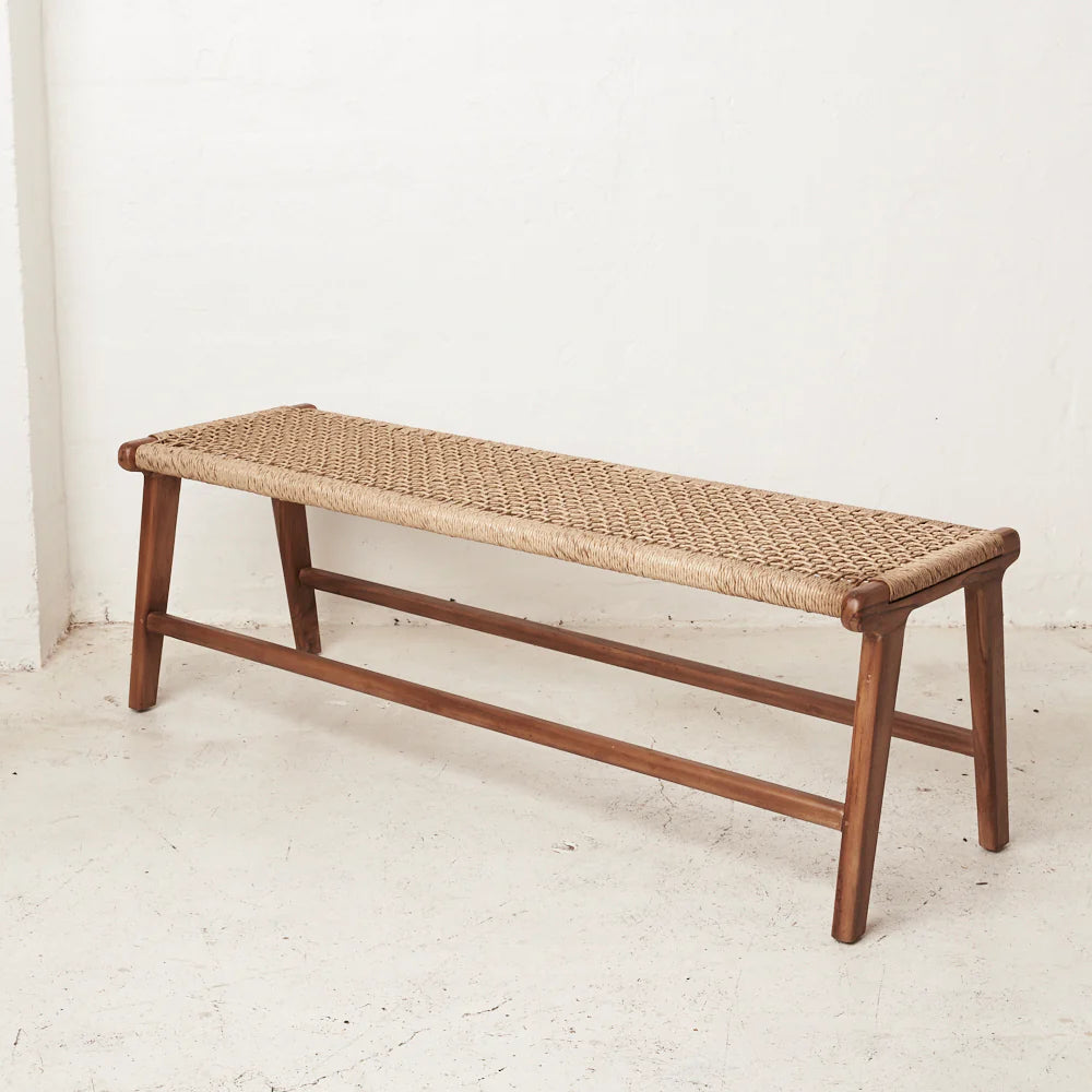 INARTISAN AYDA WOVEN OUTDOOR BENCH SEAT