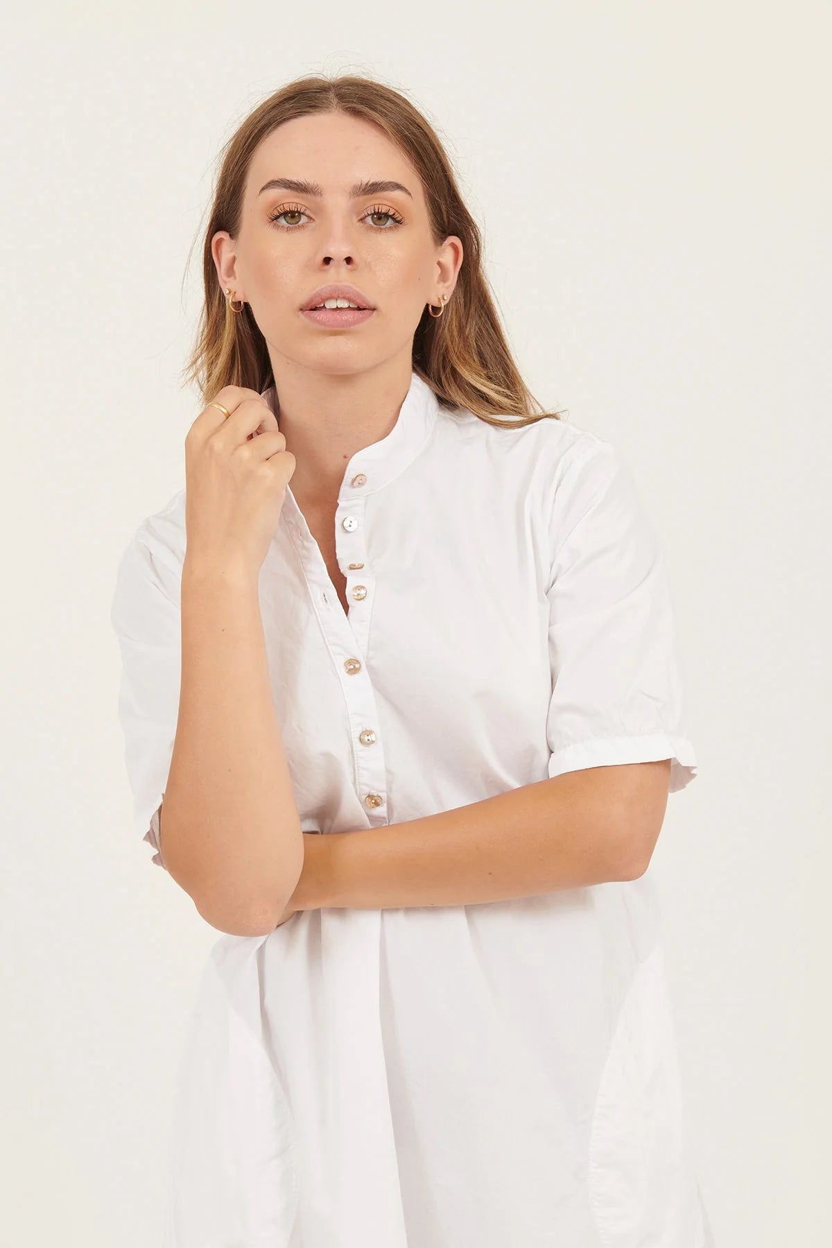 PRIMNESS BIBO DRESS BLANC