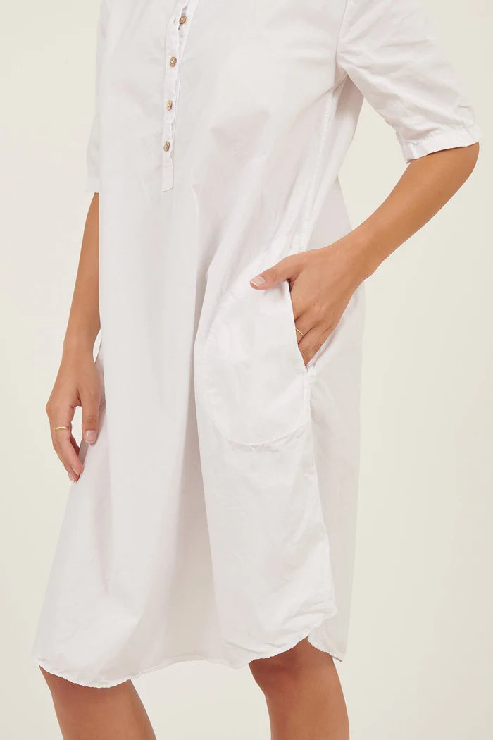 PRIMNESS BIBO DRESS BLANC