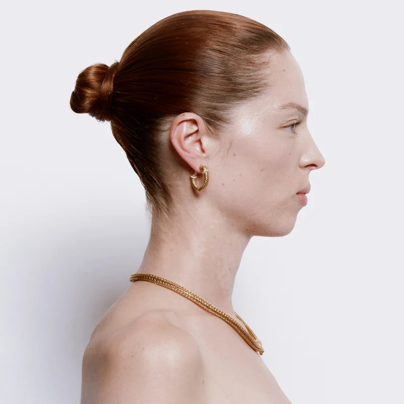 CLEOPATRAS BLING BORGIA HOOP EARRINGS
