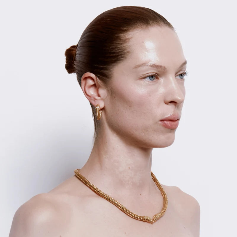 CLEOPATRAS BLING BORGIA HOOP EARRINGS