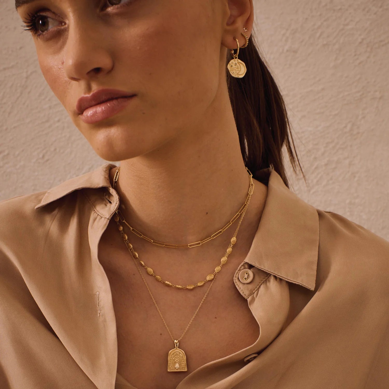 MURKANI RAINBOW SPIRIT NECKLACE YELLOW GOLD