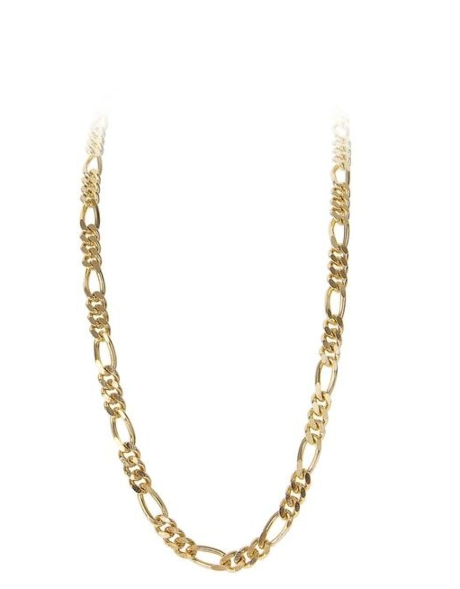 FAIRLEY GOLD FIGARO CHAIN NECKLACE