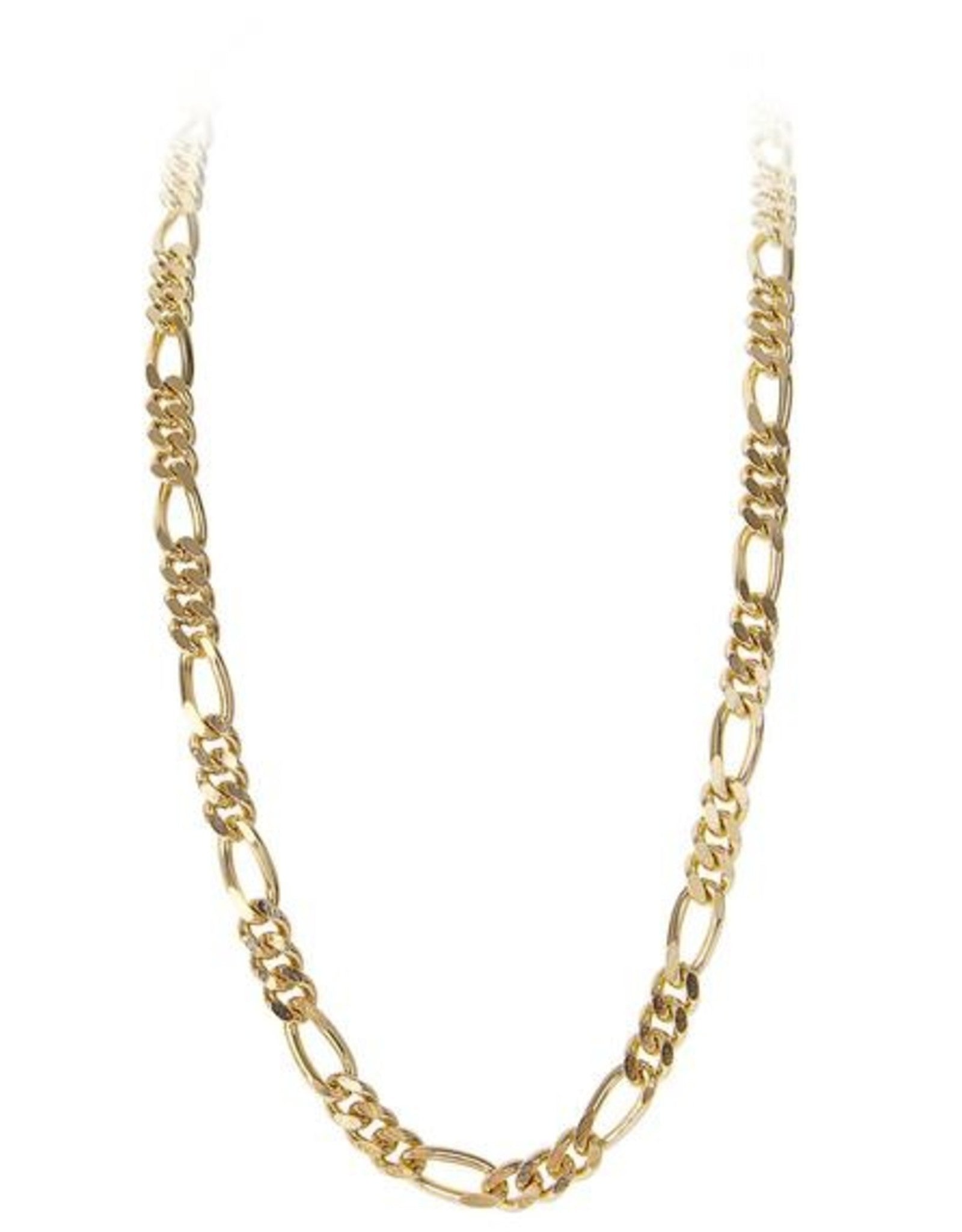 FAIRLEY GOLD FIGARO CHAIN NECKLACE