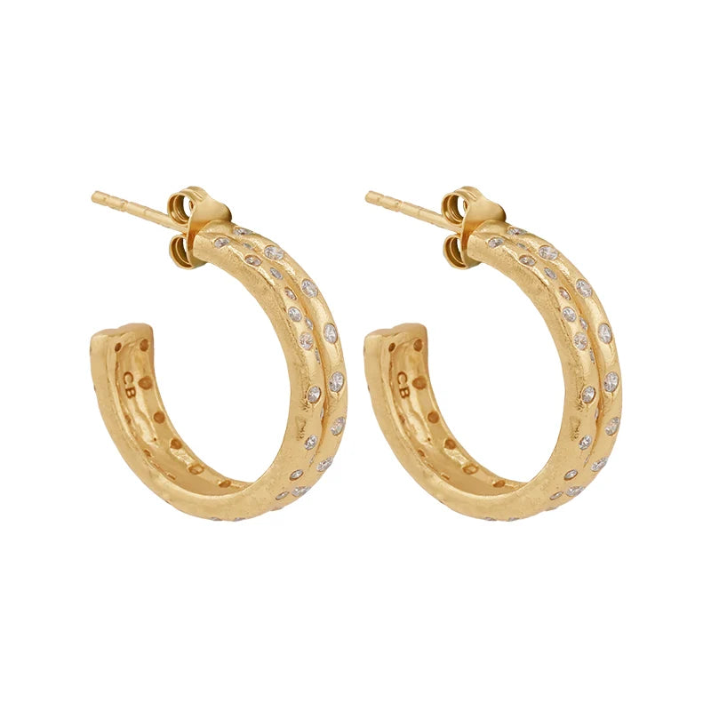 CLEOPATRAS BLING GRACCHI HOOP EARRINGS