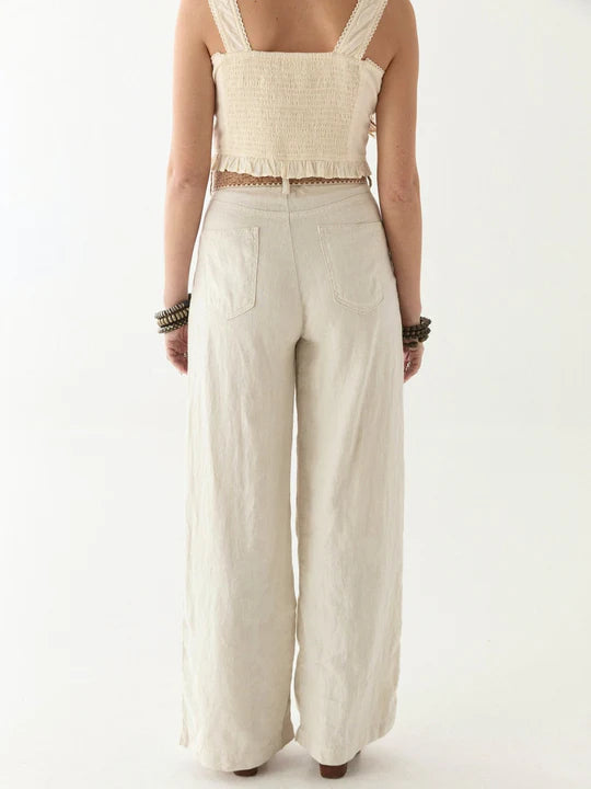 MAISON HOTEL MARISA PANT BERENSON OFF WHITE