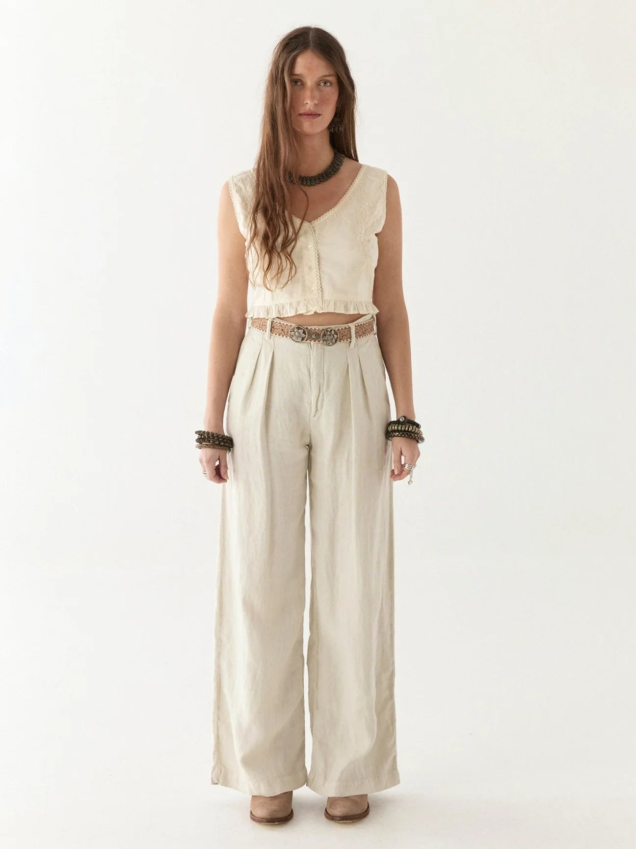 MAISON HOTEL MARISA PANT BERENSON OFF WHITE